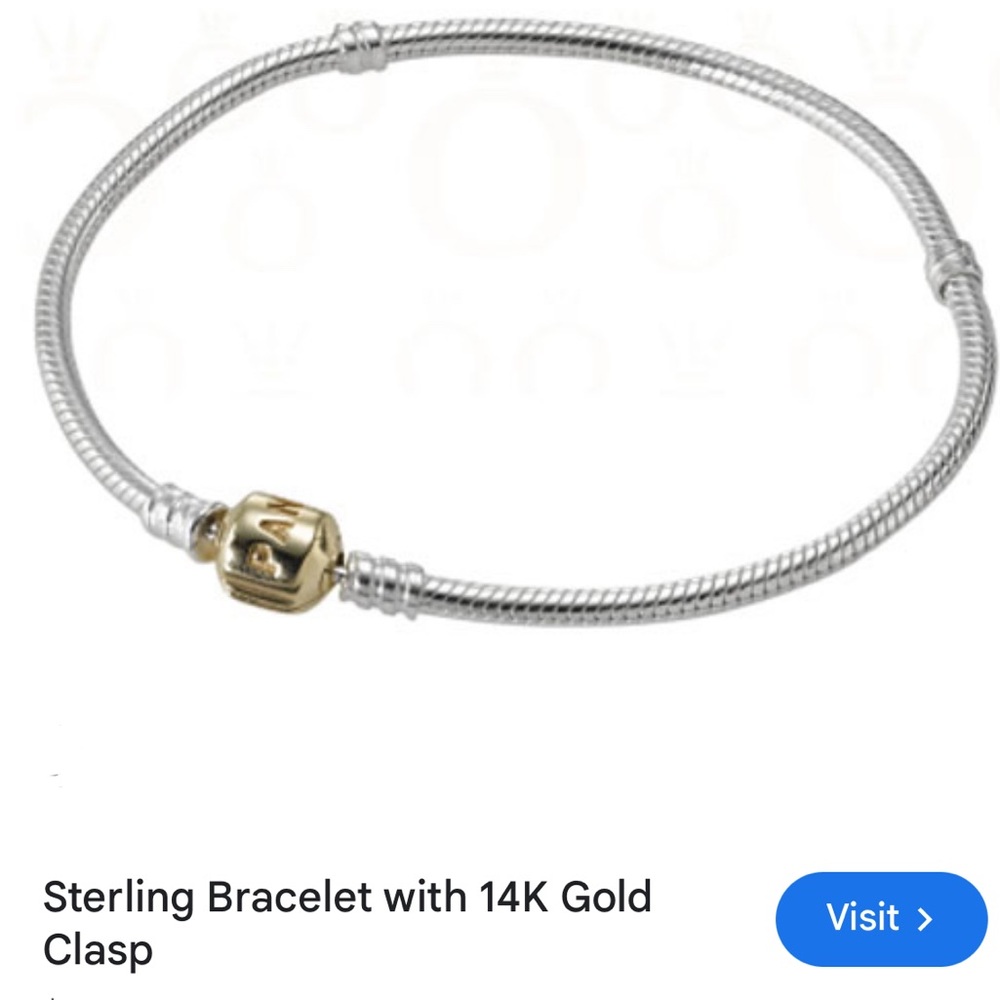 14K gold clasp bracelet